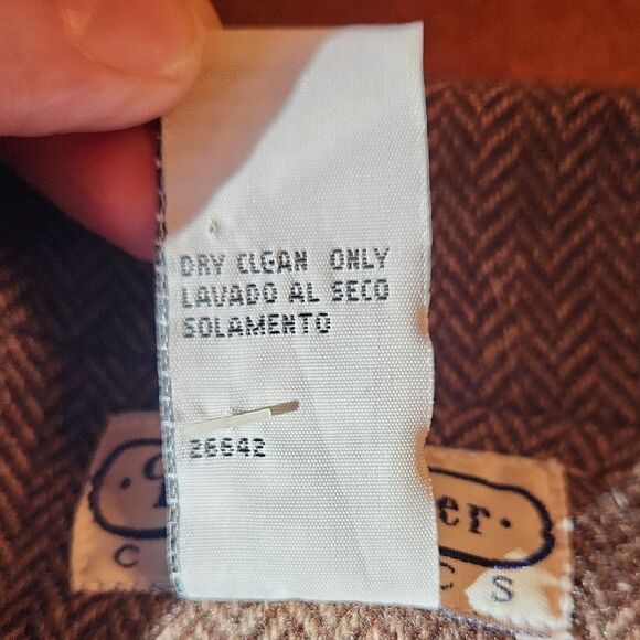 Bridgewater Classic Wool Herringbone Single Breasted Blazer, 14 Petite, Brown - Picture 4 of 8